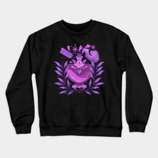 Pink floral love potion Crewneck Sweatshirt